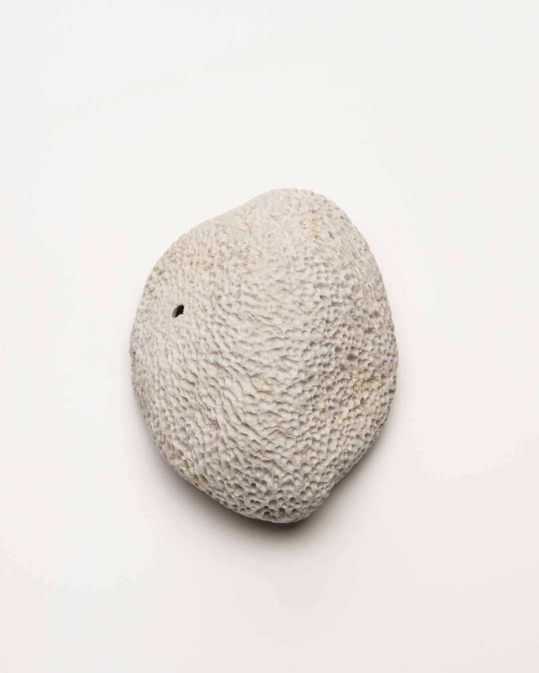 Vivi Touloumidi, What Will the Cosmos Say? 2013, brooch, pumice stone, steel, 100 x 70 x 50 mm, €280 (image: front)