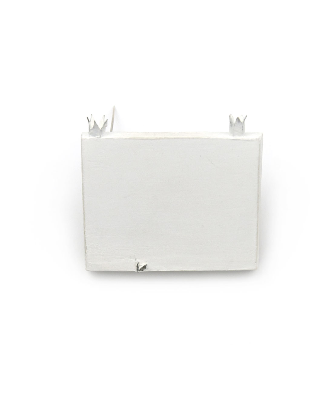 Piret Hirv, Letters of Flora 6, 1999, brooch; silver, paint, 43 x 50 x 11 mm, €415