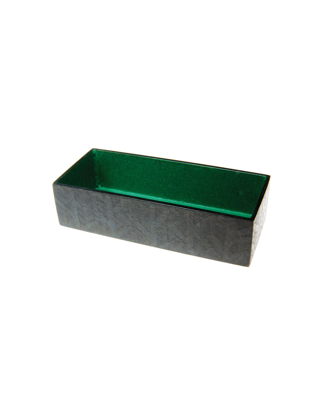 Tore Svensson, Box, 2009, brooch; etched and painted steel, 60 x 25 x 15 mm, €520