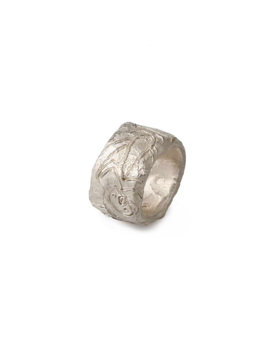 Juliane Brandes, zonder titel, 2014, ring; zilver, 24 x 15 mm, €730