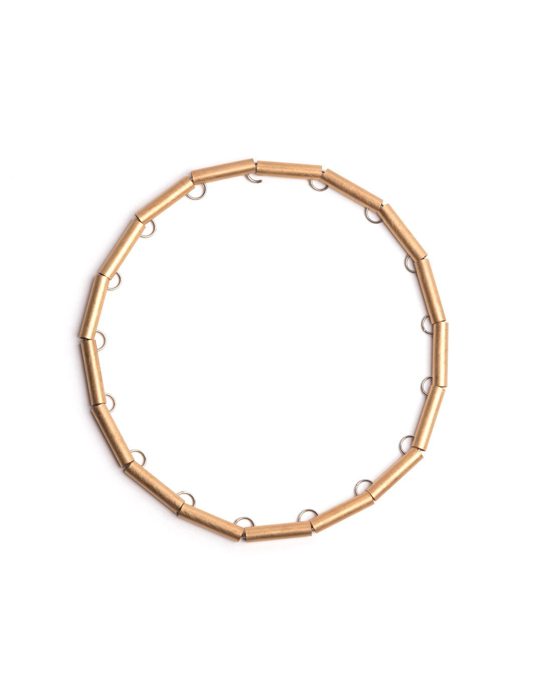 Herman Hermsen, Tube Chain, 1998, necklace; yellow gold, white gold, 435 x 8 x 6 mm, €7875