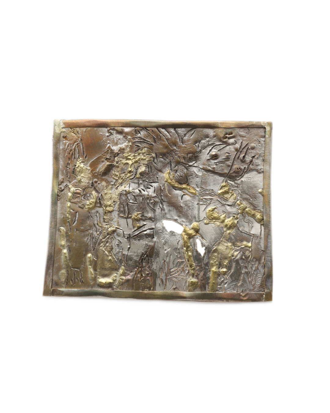 Rudolf Kocéa, Studio Olympia, 2016, brooch; silver, copper, gold, 105 x 130 mm, €2130