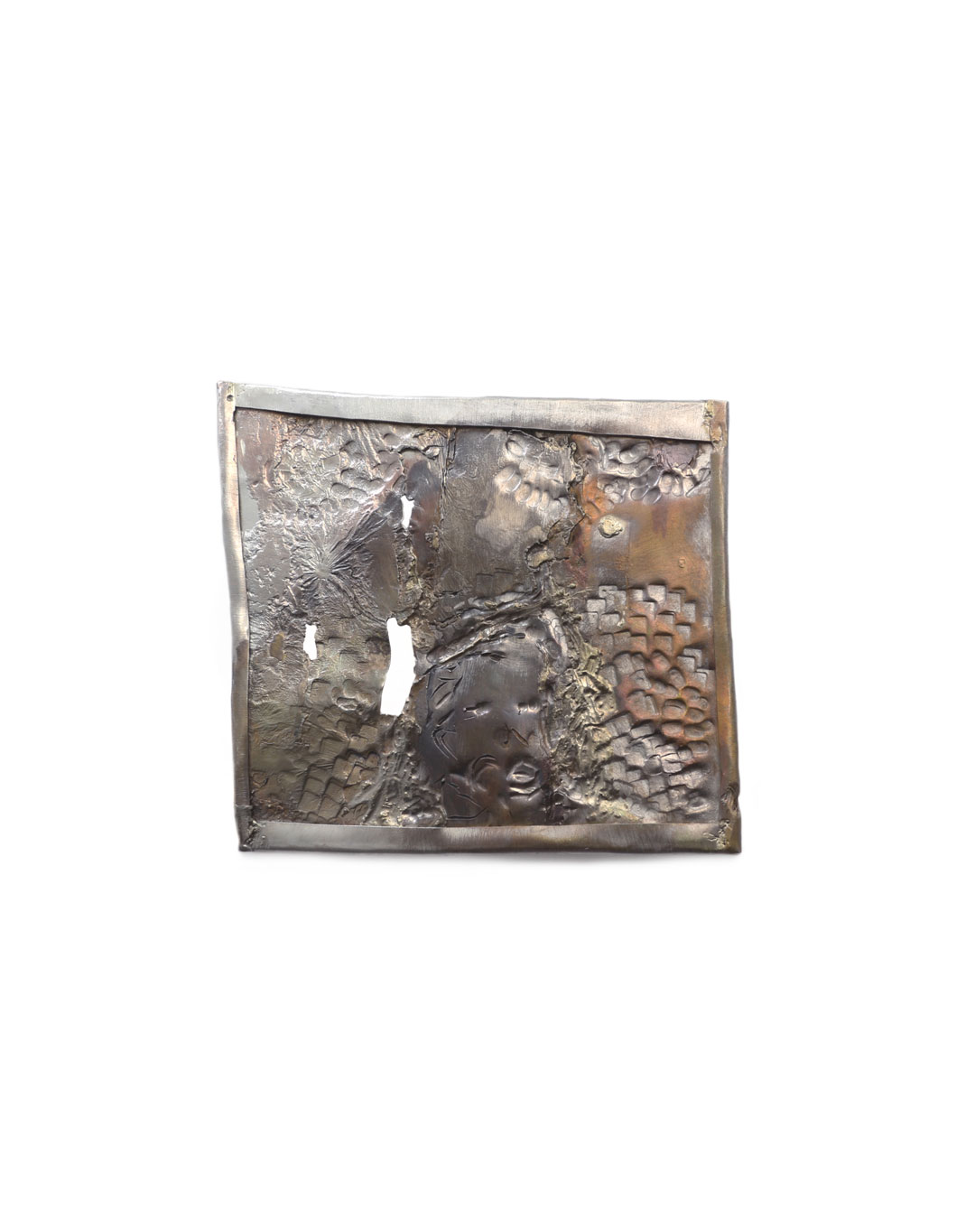 Rudolf Kocéa, Oh Donald, 2016, brooch; silver, copper, gold, 100 x 130 mm, €2000