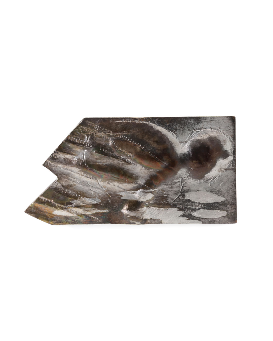Rudolf Kocéa, Der Sprung (The Leap), 2017, brooch, silver, copper, 130 x 70 x 8 mm, €2400