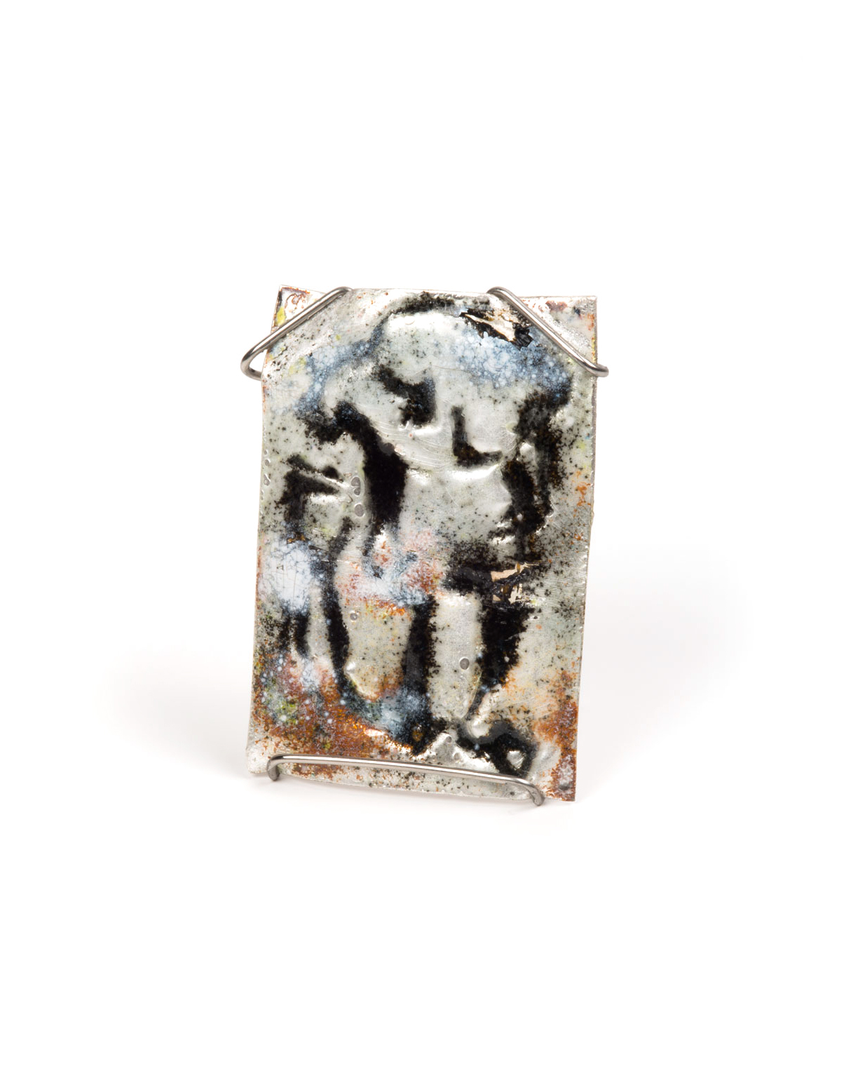 Rudolf Kocéa, Sexy Mouse, 2019, brooch; fine silver, enamel, stainless steel, 57 x 83 x 10 mm, €1600