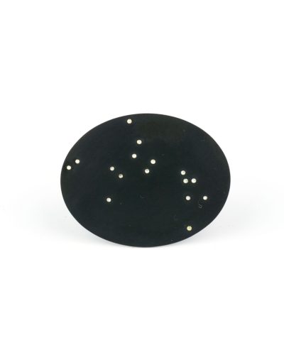 kuri-a2 Akiko Kurihara Star Map, 2004, ring; zilver, glas, 60 x 40 x 1 mm, €250