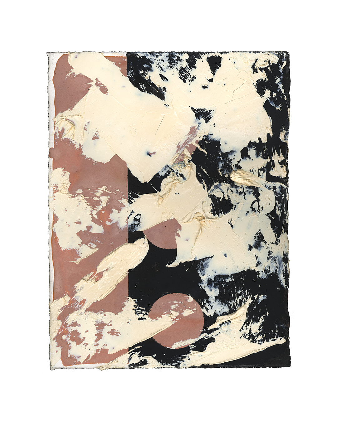Piet Dieleman, untitled, 2020, painting, oil, tempera paint on paper, 380 x 290 mm, €930